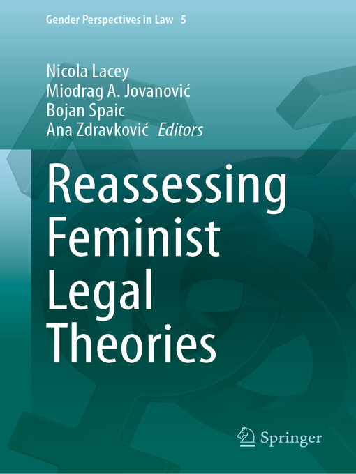 Title details for Reassessing Feminist Legal Theories by Nicola Lacey - Available